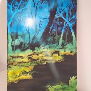 Öl mit Acryl