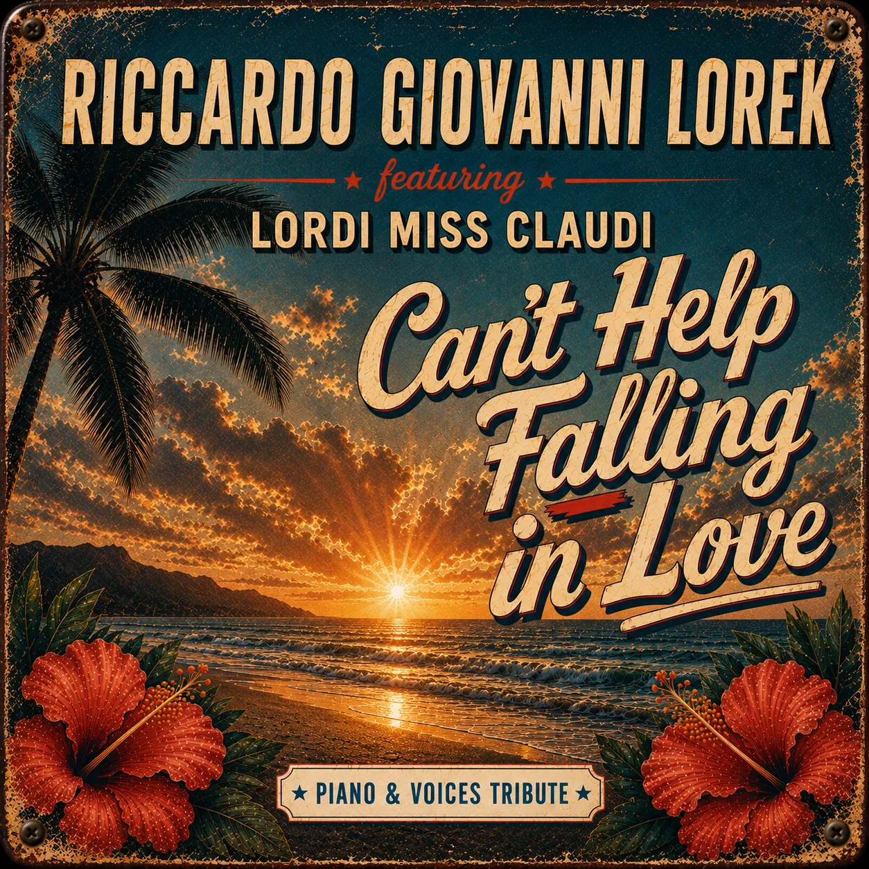 Cover zu Can’t Help Falling in Love von Riccardo Giovanni Lorek featuring Lordi Miss Claudi